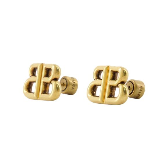 Monaco Stud Xs Earrings - Balenciaga - Synthetic - Gold - Picture 2 of 2